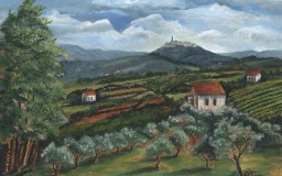 The Olive Grove, Todi 2, Italy <br> 16 x 20